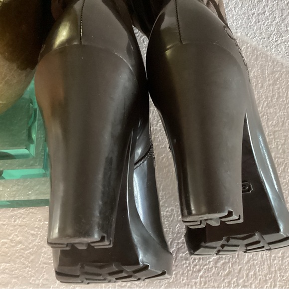 Coach “Loryn” C Logo Brown High Heel Boot - Picture 9 of 14